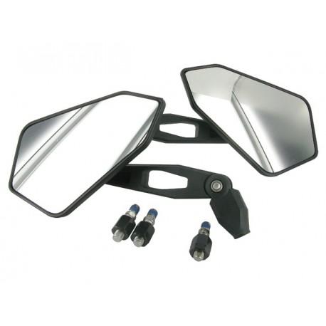 OGLEDALA - STR8 - (L+D) - ČRNA HOMOLOGIRANA