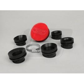 ZRAČNI FILTER - MARCHALD POWER DOUBLE LAYER - PRIKLJUČEK - 28-43mm - rdeči