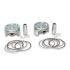 Bat - forged PAIR of PISTONS Ø 66,2 pin Ø 15 r