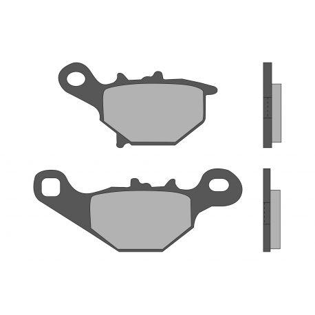 Zavorne ploščice - MALOSSI Sport, S47, 99,5x40x7,5 mm 76x41,5x8,2mm, with e-pass, e24 mark