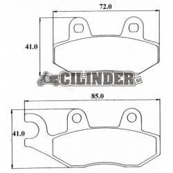 Zavorne obloge - SYM Orbit 50cc 4t