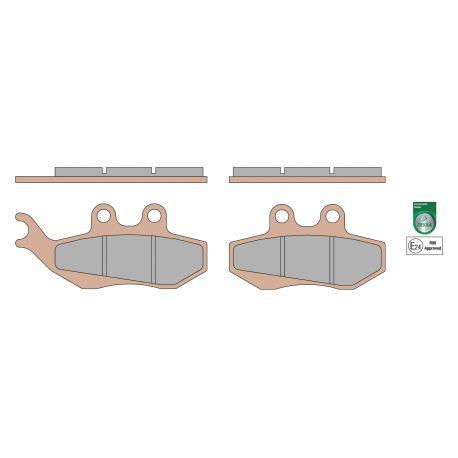 Zavorne ploščice - MALOSSI MHR Synt, S58, 76,8x41,8x7,4 mm, e24 mark
