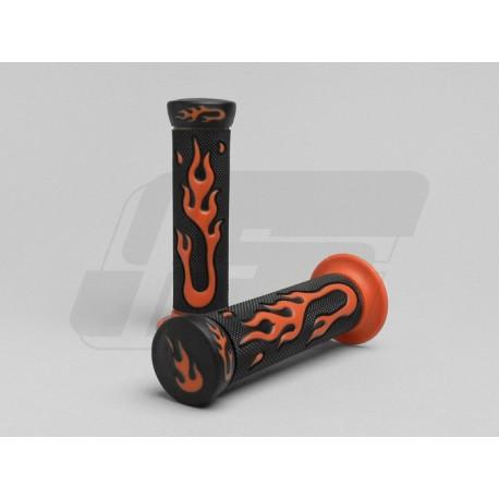 ROČKE - FLAME - ČRNA/ORANŽNA