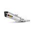 Izpuh - AKRAPOVIC "SLIP-ON", za MBK/YAMAHA Evolis (`13-)/Majesty (`07-)/X-Max (`13-) 400ccm 4T LC V4A, stainless steel silencer