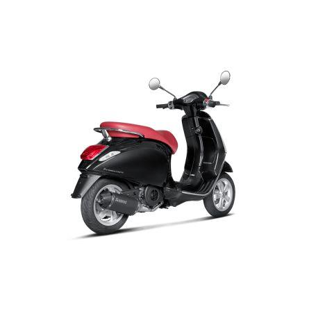 Izpuh - AKRAPOVIC "Black Edition", Intsilencer, za Vespa LX/S/Primavera /Sprint 3V i.e. 125-150ccm V4A, stainless steel silenc
