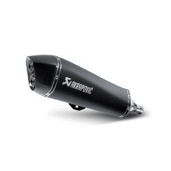 Izpuh - AKRAPOVIC "SLIP-ON", "Black Edition", za PIAGGIO/GILERA/PEUGEOT MP3/LT 400/500ccm/Beverly 500ccm/X8 /X EVO 400ccm/X9 Evo