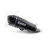 Izpuh - AKRAPOVIC "SLIP-ON", "Black Edition", za PIAGGIO/GILERA/PEUGEOT MP3/LT 400/500ccm/Beverly 500ccm/X8 /X EVO 400ccm/X9 Evo