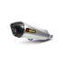 Izpuh - AKRAPOVIC "SLIP-ON", za PIAGGIO/GILERA /PEUGEOT MP3/LT 400/500ccm /Beverly 500ccm/X8/X EVO 400ccm/X9 Evolution 500ccm /