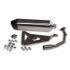 IZPUH - MALOSSI RX, za KYMCO 250 Xciting/300 Xciting/Xciting R 4t, LC silver, stainless steel silencer, z karbonskim pokrovom 