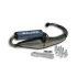 IZPUH - MALOSSI Flip, za MBK Booster R/NG/YAMAHA Bws/NG 50cc 2t LC coated, aluminium silencer, barva: sivo moder, E-pass