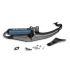 IZPUH - MALOSSI Flip, za APRILIA 50 Rally/SR/ MBK 50 Ovetto coated, aluminium silencer, barva: sivo modra, E-pass