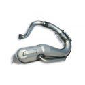 IZPUH - MALOSSI Power Exhaust "Banana" za Vespa 90/R/SS/100/125/PV/ET3 steel, siv, leva stran