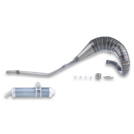 Izpuh - MALOSSI MHR Supermoto, za DERBI 50 Senda DRD Pro R/DRD Pro SM za D50B0 barva: modro siva - tudi za originalen cilinder