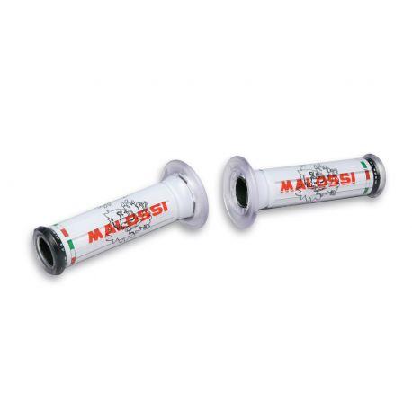 ROČKE - MALOSSI "Lion", white, Ø 22/25 mm, z odprtim koncem